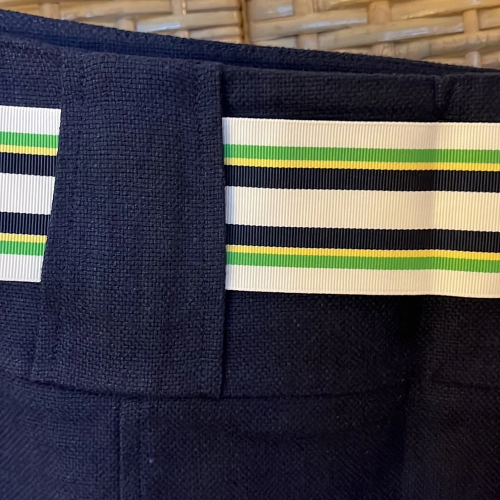 Lilly Pulitzer 💚💙💛skirt size 14, with ribbon and yellow piping. NWT, NWB - Picture 4 of 8